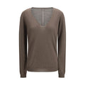 Rick Owens Grauer Oves Aries Wollpullover