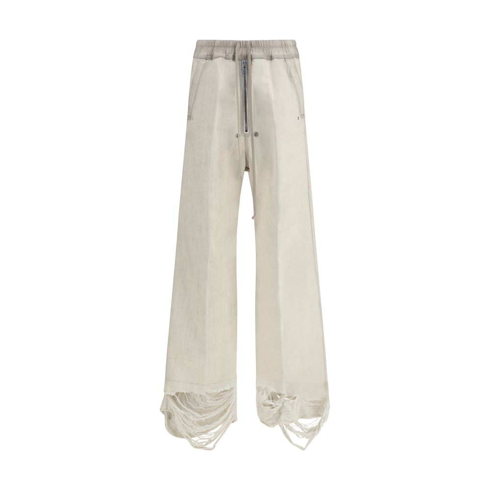Rick Owens Beige Cotton Casual Pants