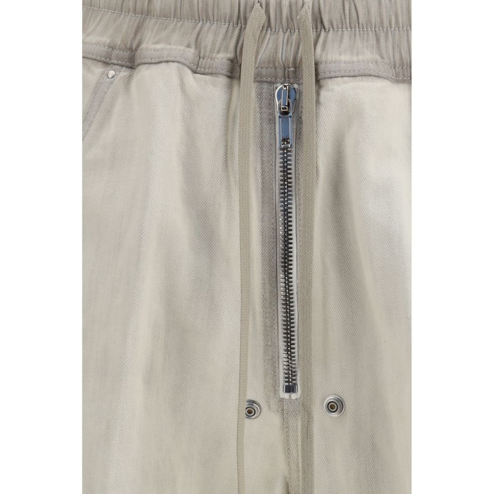 Rick Owens Beige Cotton Casual Pants