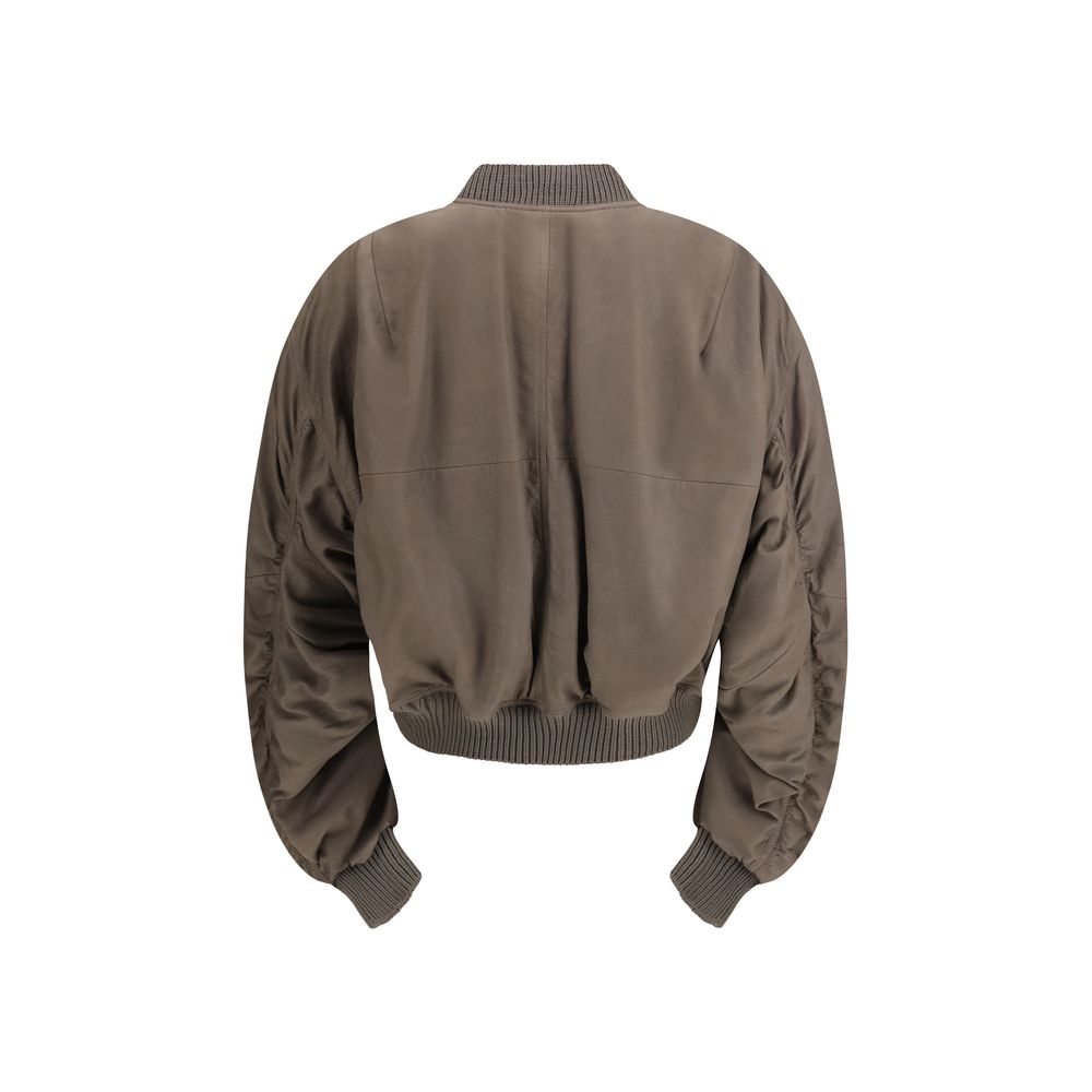 Rick Owens Grey Lamb Ovis Aries Bomber