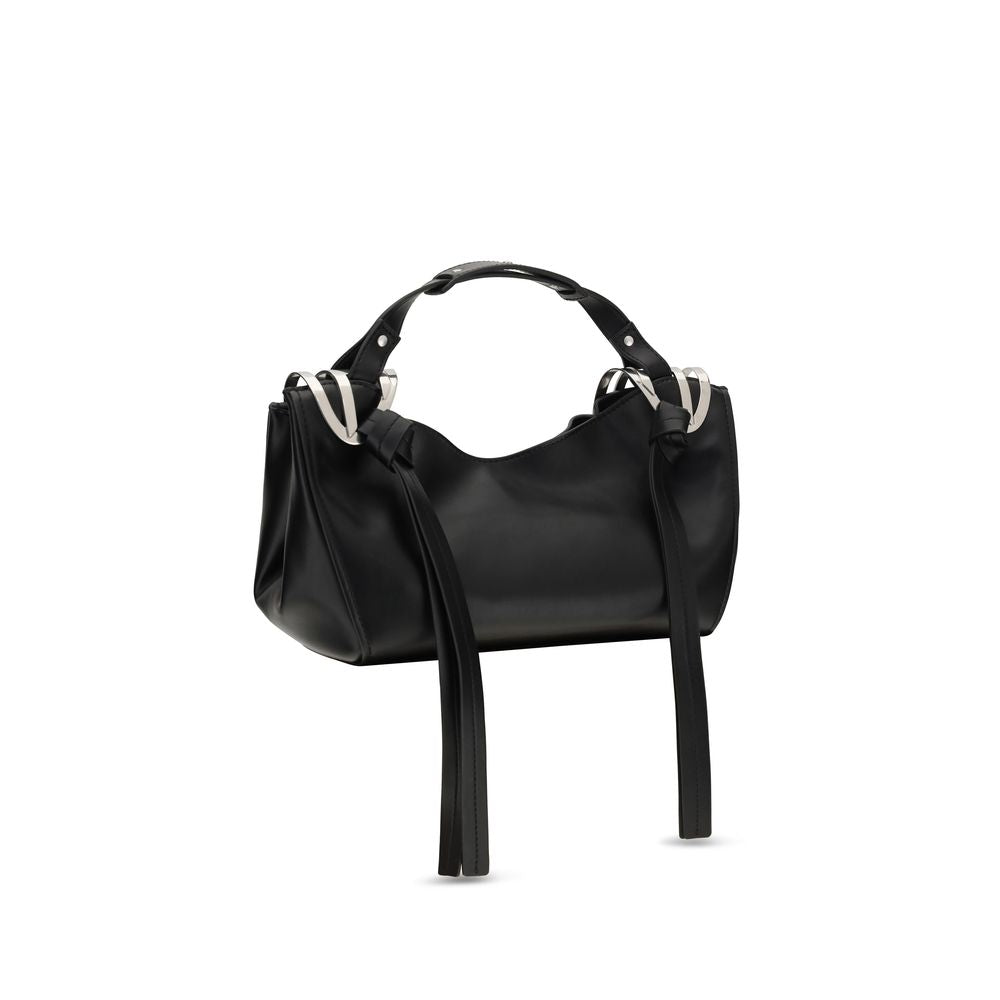 Diesel Black Calfskin Bos Taurus Shoulder Bag