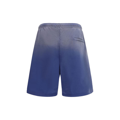 Moschino Blaue Baumwoll-Bermudashorts