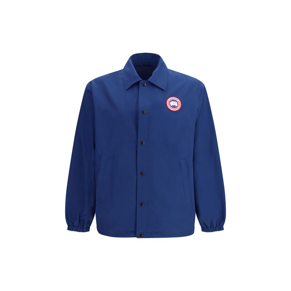 Canada Goose Blauer Baumwollmantel