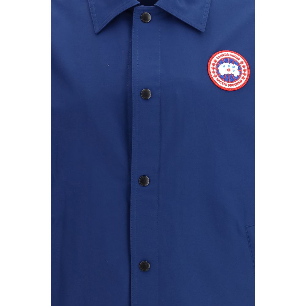 Canada Goose Blauer Baumwollmantel