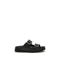 Prada Schwarze Bos Taurus Kalbsleder-Sandalen