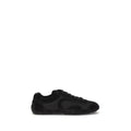 Prada Schwarze Bos Taurus Kalbsleder Sneaker