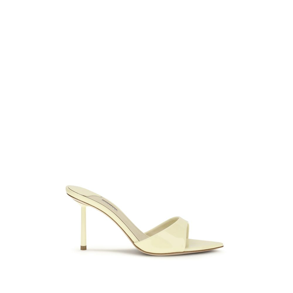 LE SILLA Bicolor Calf Leather Bos Taurus Stiletto-Sandalen