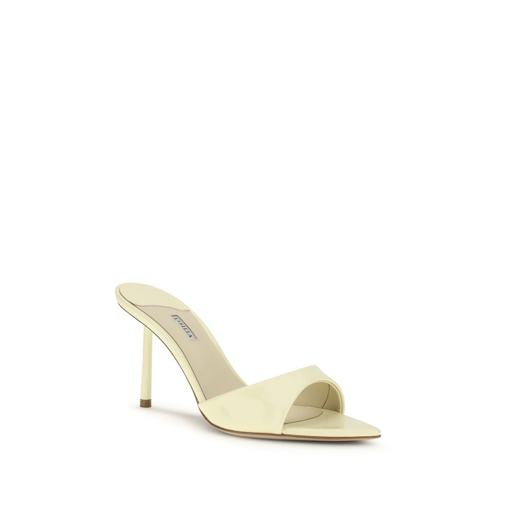 LE SILLA Bicolor Calf Leather Bos Taurus Stiletto-Sandalen
