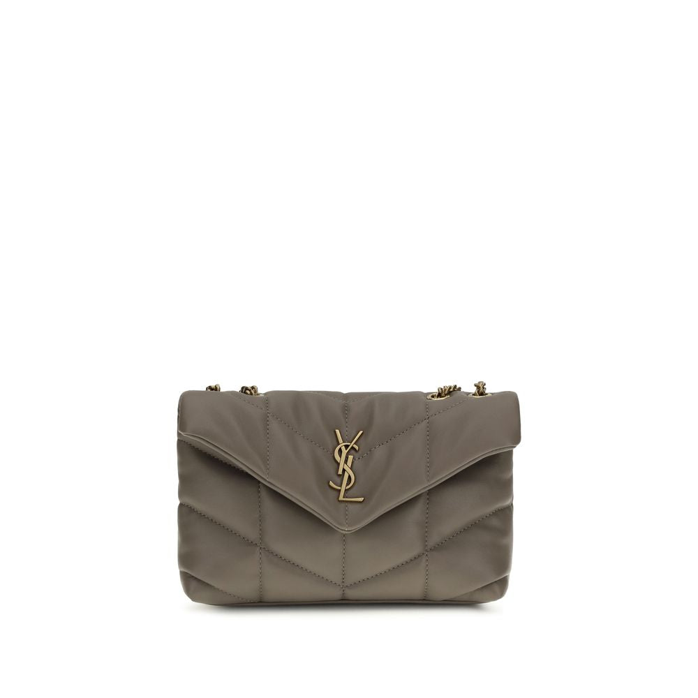 Saint Laurent Graue Lammleder Schultertasche Ovis Aries Aries