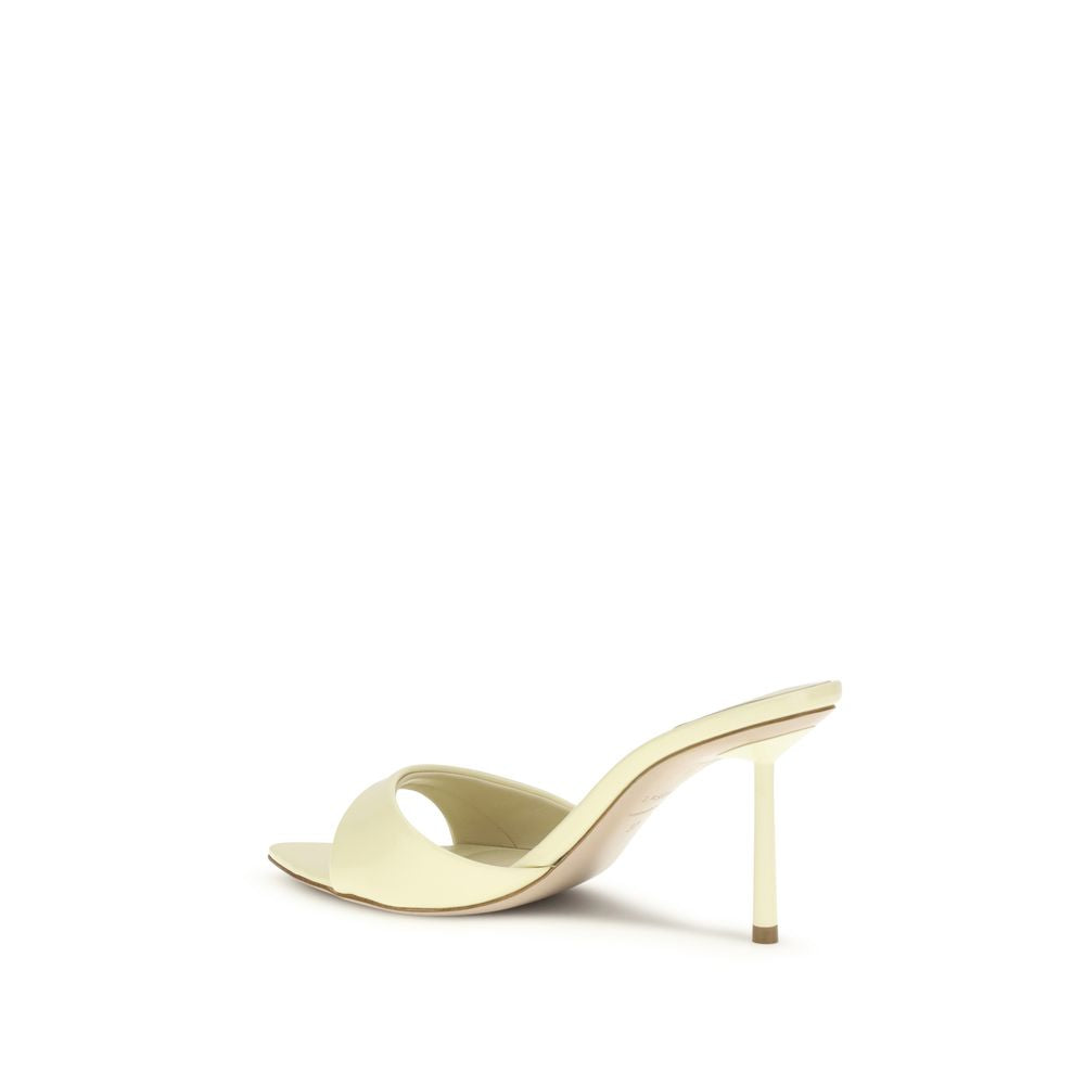 LE SILLA Bicolor Calf Leather Bos Taurus Stiletto-Sandalen