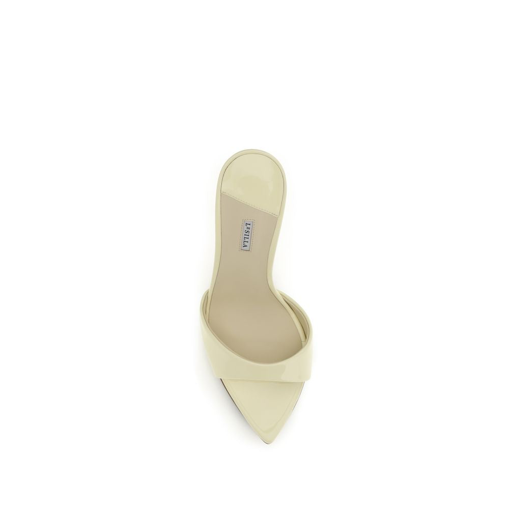 LE SILLA Bicolor Calf Leather Bos Taurus Stiletto Sandals