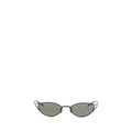 Alexander McQueen Schwarze Sonnenbrille aus Metall