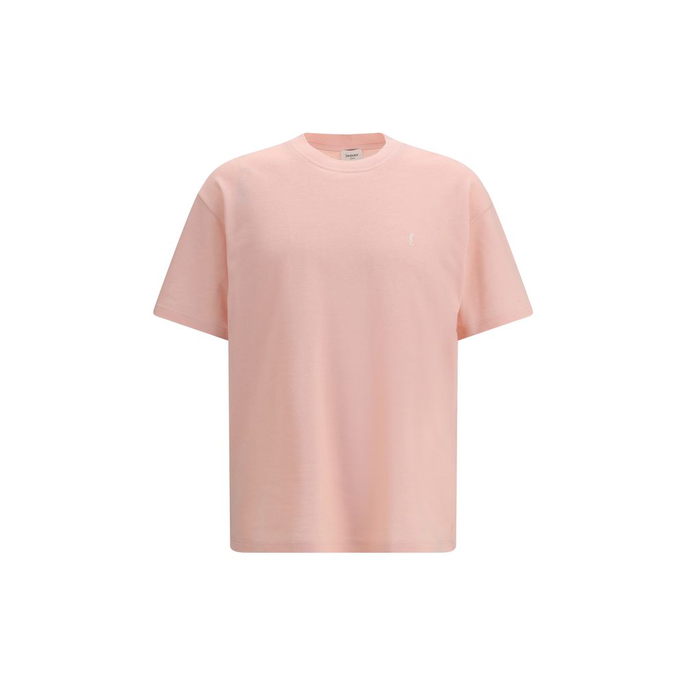 Saint Laurent Mehrfarbiges Baumwoll-T-Shirt