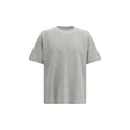 Saint Laurent Graues Baumwoll-T-Shirt