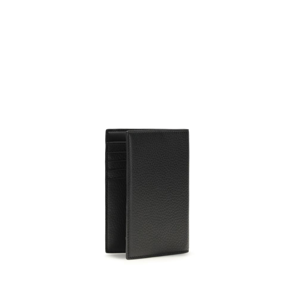 Saint Laurent Black Calfskin Bos Taurus Wallet