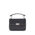 Valentino Garavani Schwarze Lammleder Schultertasche Ovis Aries Aries