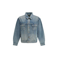 Saint Laurent Blaue Baumwoll-Denimjacke