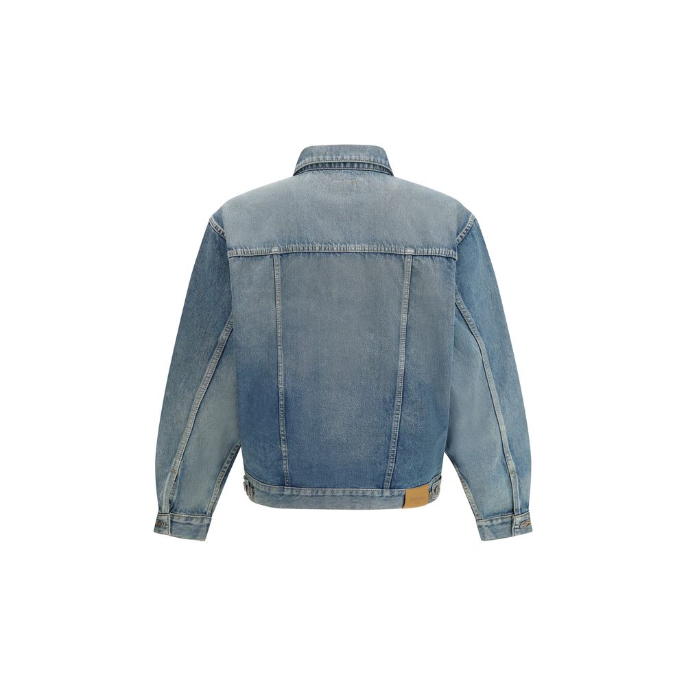 Saint Laurent Blaue Baumwoll-Denimjacke