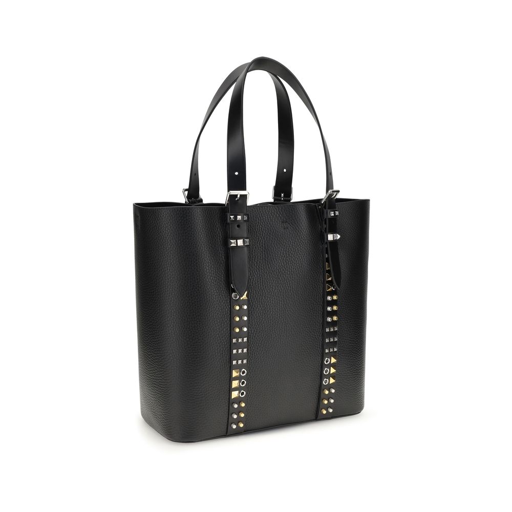 Valentino Garavani Black Calfskin Bos Taurus Shoulder Bag