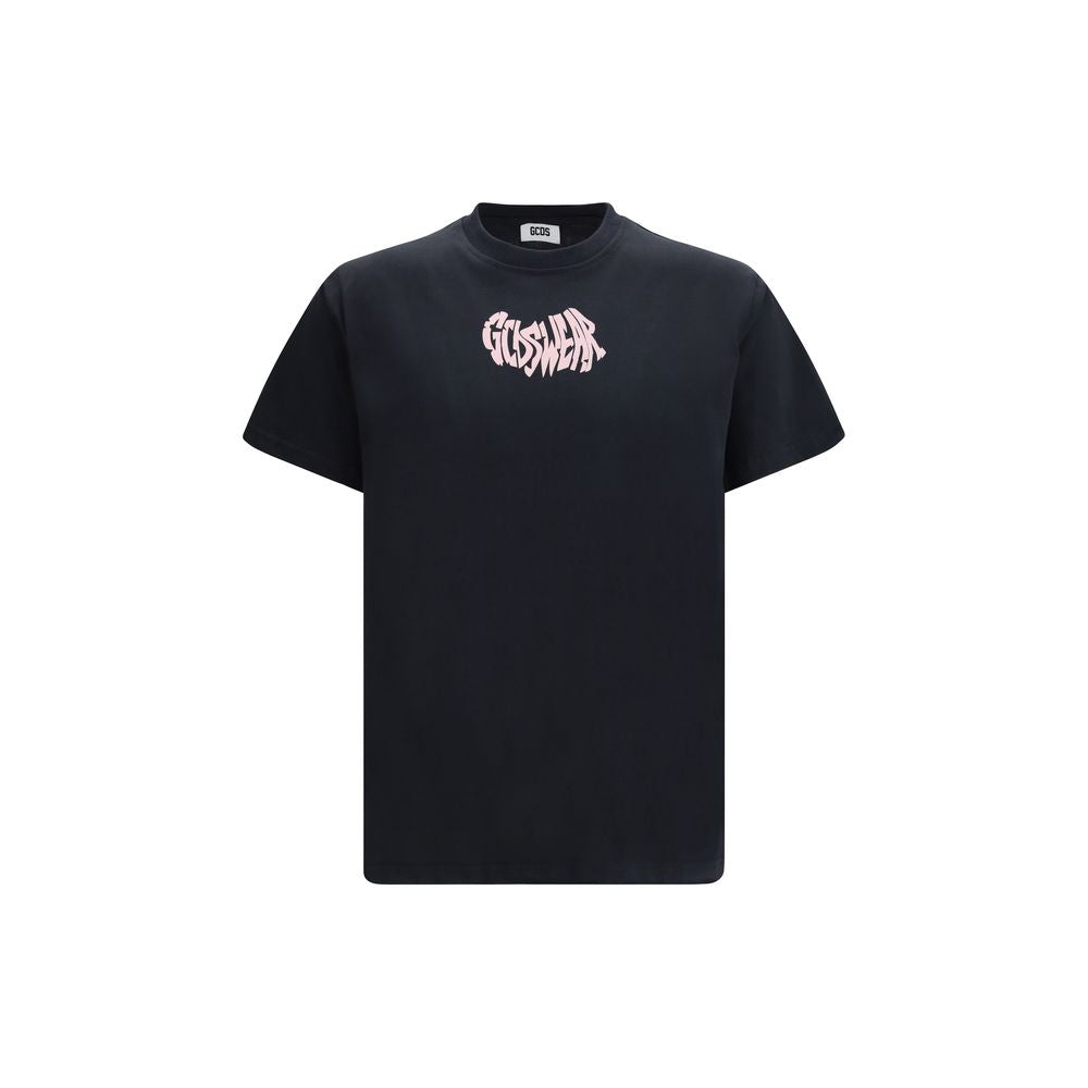GCDS Graues Baumwoll-T-Shirt