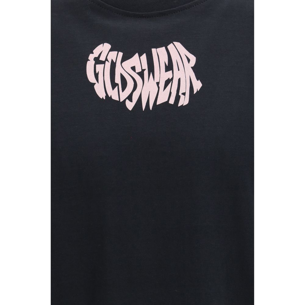 GCDS Graues Baumwoll-T-Shirt