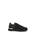 Philipp Plein Schwarze Bos Taurus Kalbsleder Low-Top-Sneaker