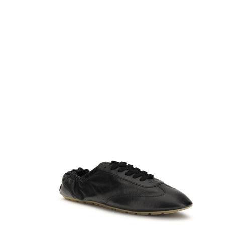 Saint Laurent Schwarze Bos Taurus Kalbsleder Sneaker
