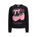 Ganni Graues Sweatshirt aus Polyamid