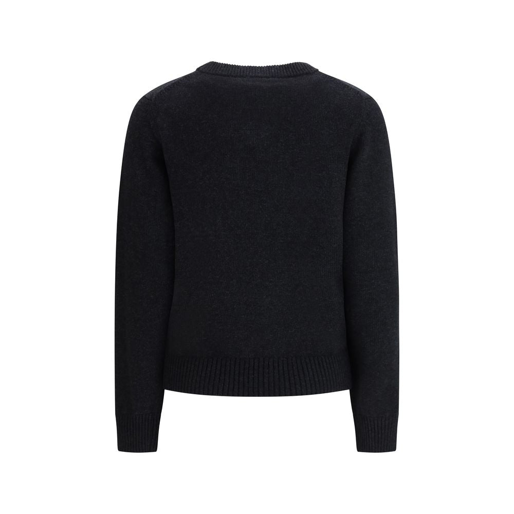 Ganni Graues Sweatshirt aus Polyamid