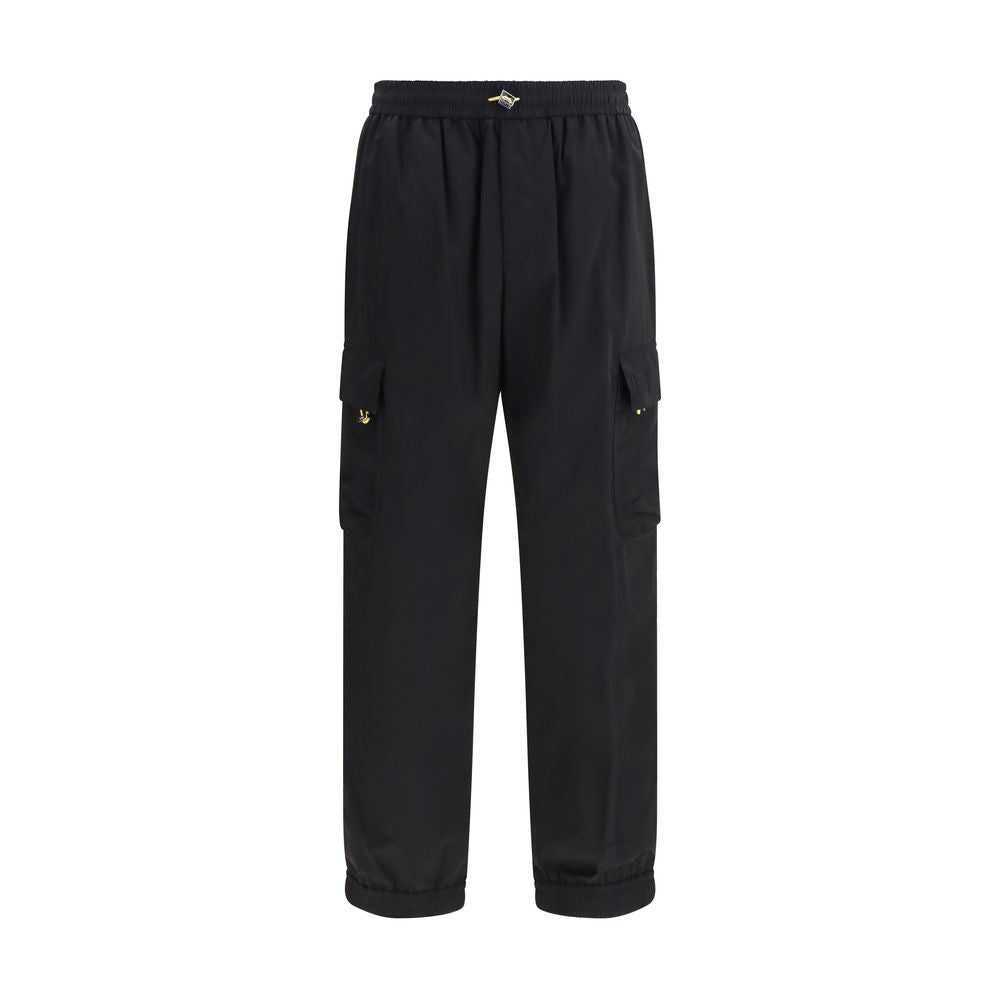 Fendi Black Cotton Cargo Trousers