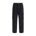 Fendi Black Cotton Cargo Trousers