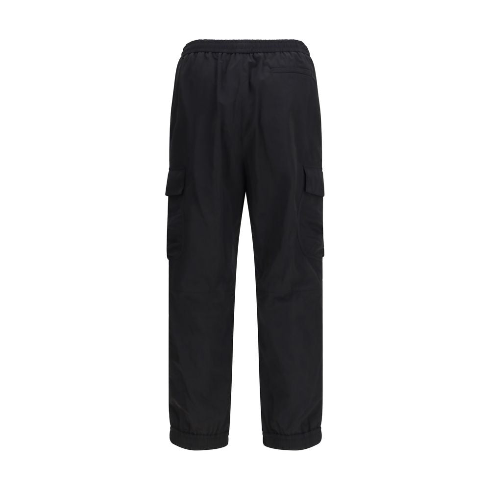 Fendi Black Cotton Cargo Trousers