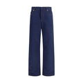 Fendi Blue Straight-Leg Cotton Jeans