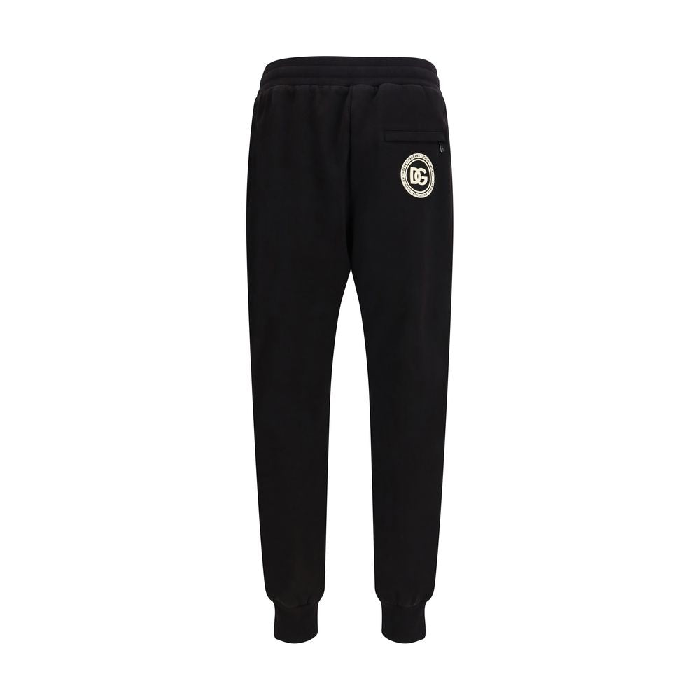Dolce & Gabbana Schwarze Baumwollhose für die Freizeit