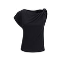 PINKO Schwarzes Baumwoll-T-Shirt