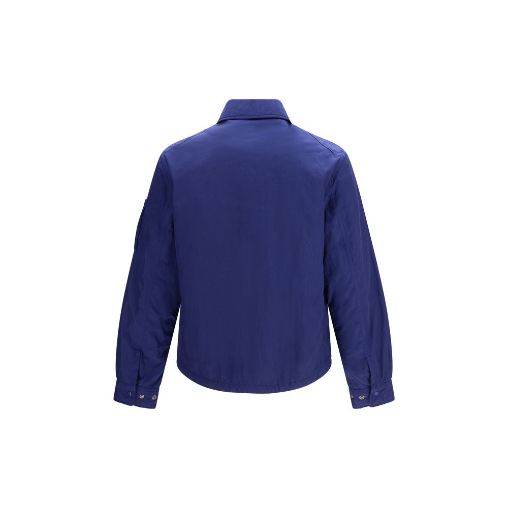 C.P. Company Blauer Mantel aus Polyamid