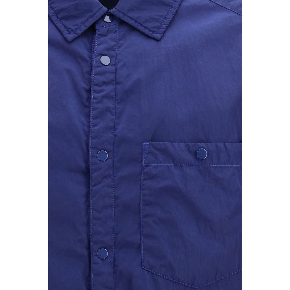 C.P. Company Blauer Mantel aus Polyamid