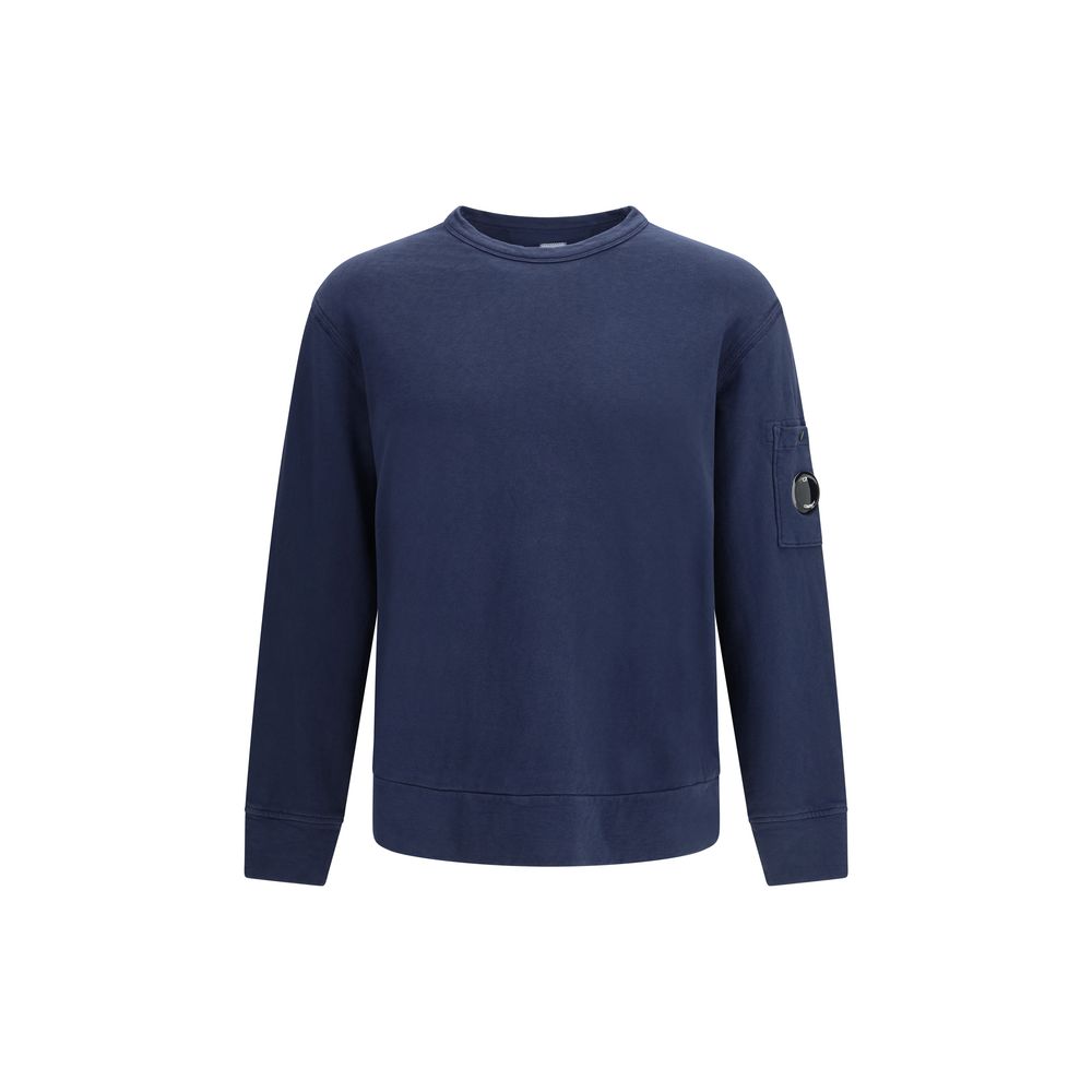 C.P. Company Blauer Baumwoll-Sweatshirt
