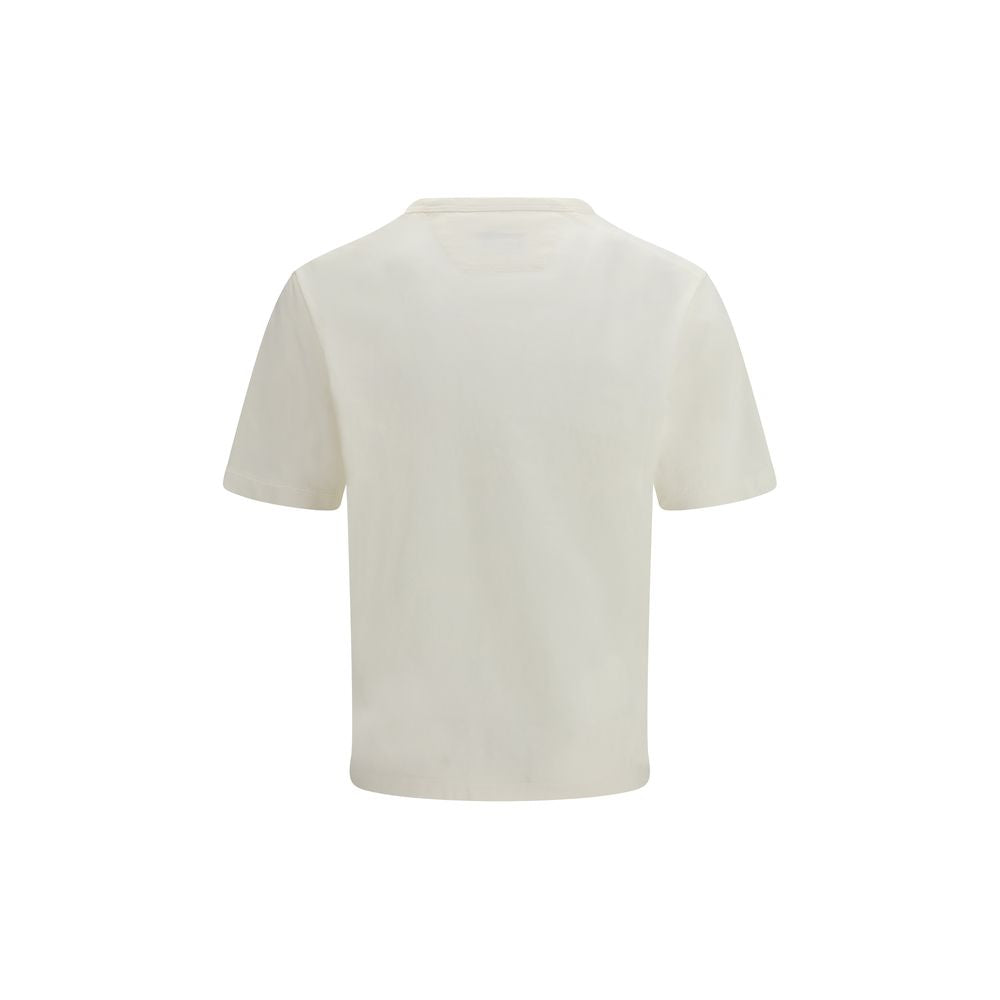 C.P. Company Weißes Baumwoll-T-Shirt