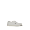 Prada White Cotton Low-Top Sneakers