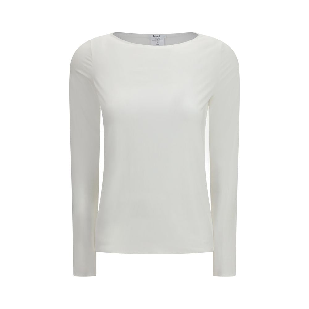 Wolford White Modal Long-Sleeve Shirt