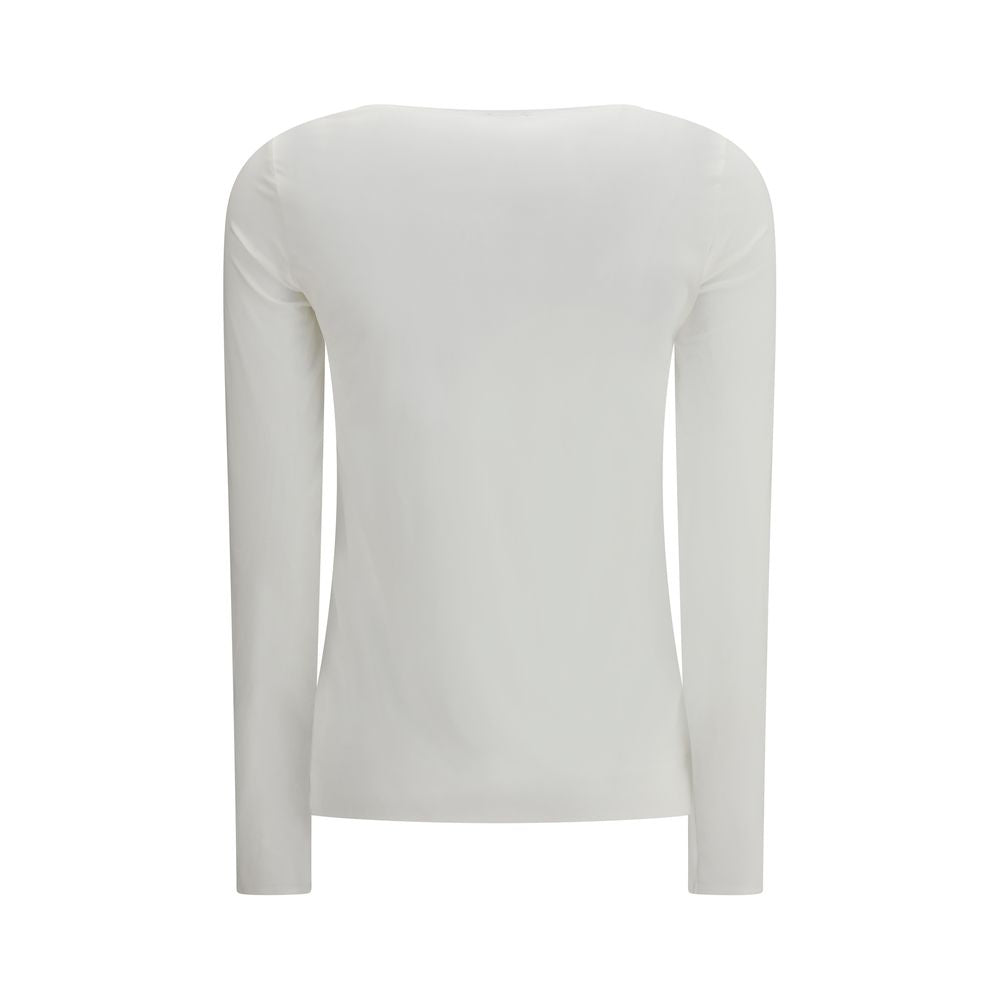 Wolford White Modal Long-Sleeve Shirt