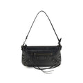 Balenciaga Schwarze Lammleder Schultertasche Ovis Aries Aries
