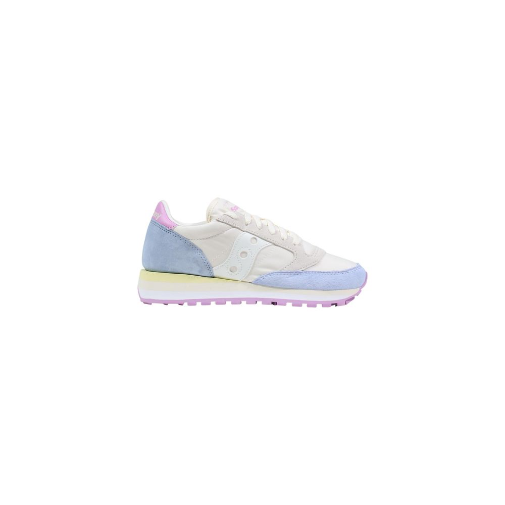 Saucony sneakers in cream-colored suede