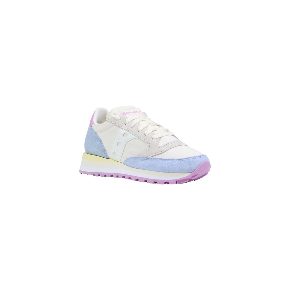Saucony sneakers in cream-colored suede