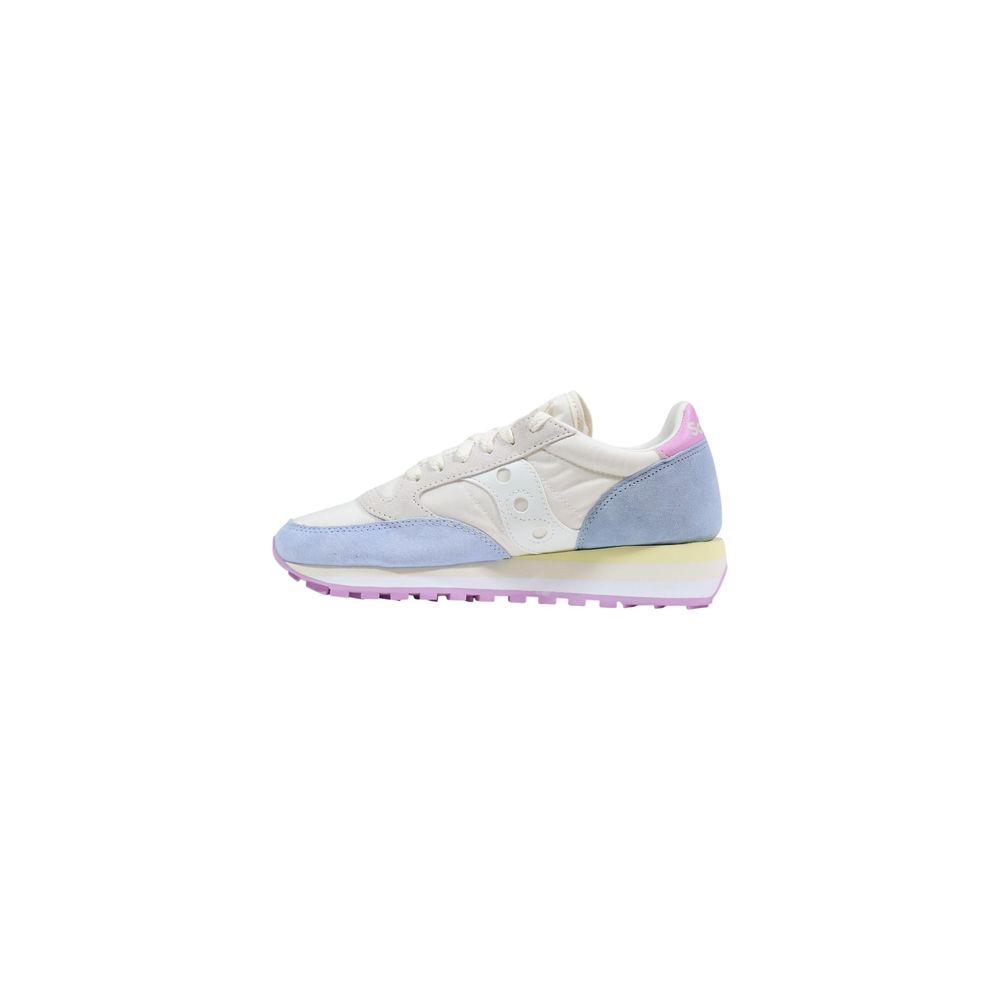 Saucony sneakers in cream-colored suede
