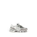 Dolce & Gabbana Graue Kalbsleder Bos Taurus Athletic Sneaker