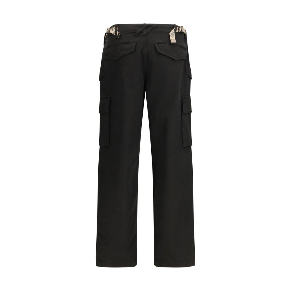 Burberry Schwarze Cargo-Hose aus Baumwolle