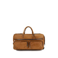 Brunello Cucinelli Brown Calfskin Bos Taurus Luggage and Travel
