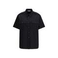 Prada Black Cotton Short-Sleeved T-Shirt